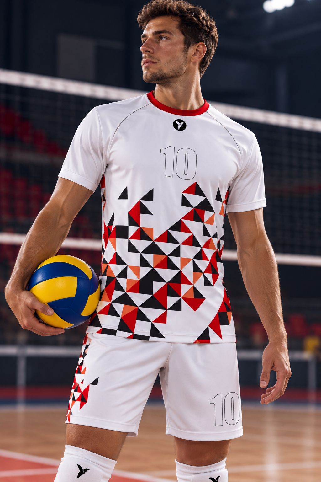 Maillot de volley personnalisé ESMAÏA design Record