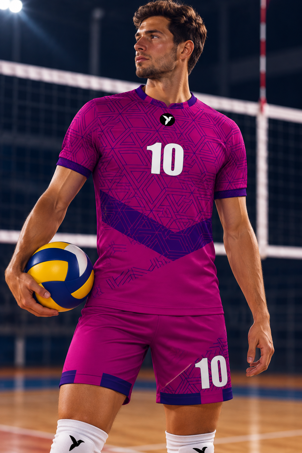 Maillot de volley personnalisé ESMAÏA design Tournoi