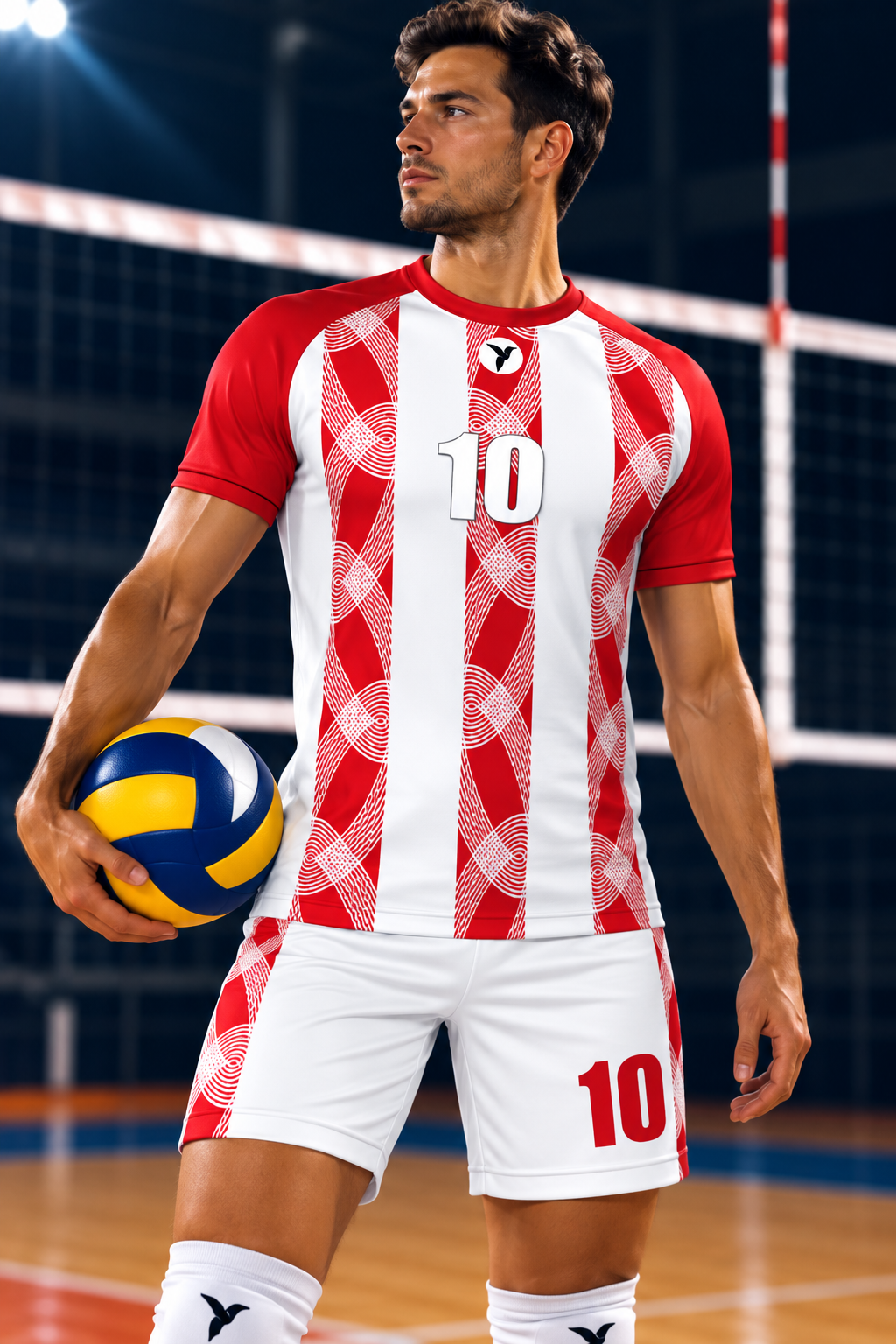 Maillot de volley personnalisé ESMAÏA design Virvolt
