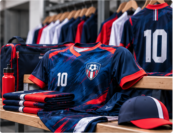 Tenues et équipements sportifs personnalisés pour clubs