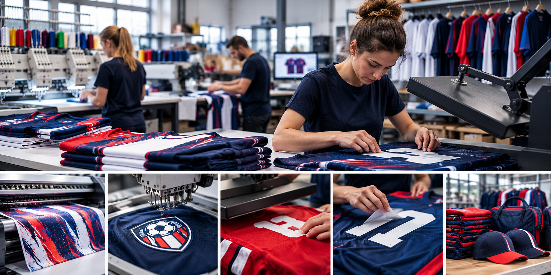 Atelier de personnalisation et de marquage de vêtements de sport CLUB-SHOP