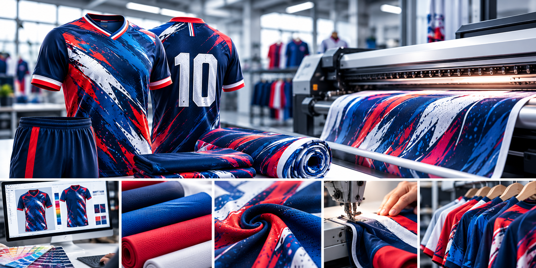 Création et fabrication d'une tenue de sport personnalisée par sublimation