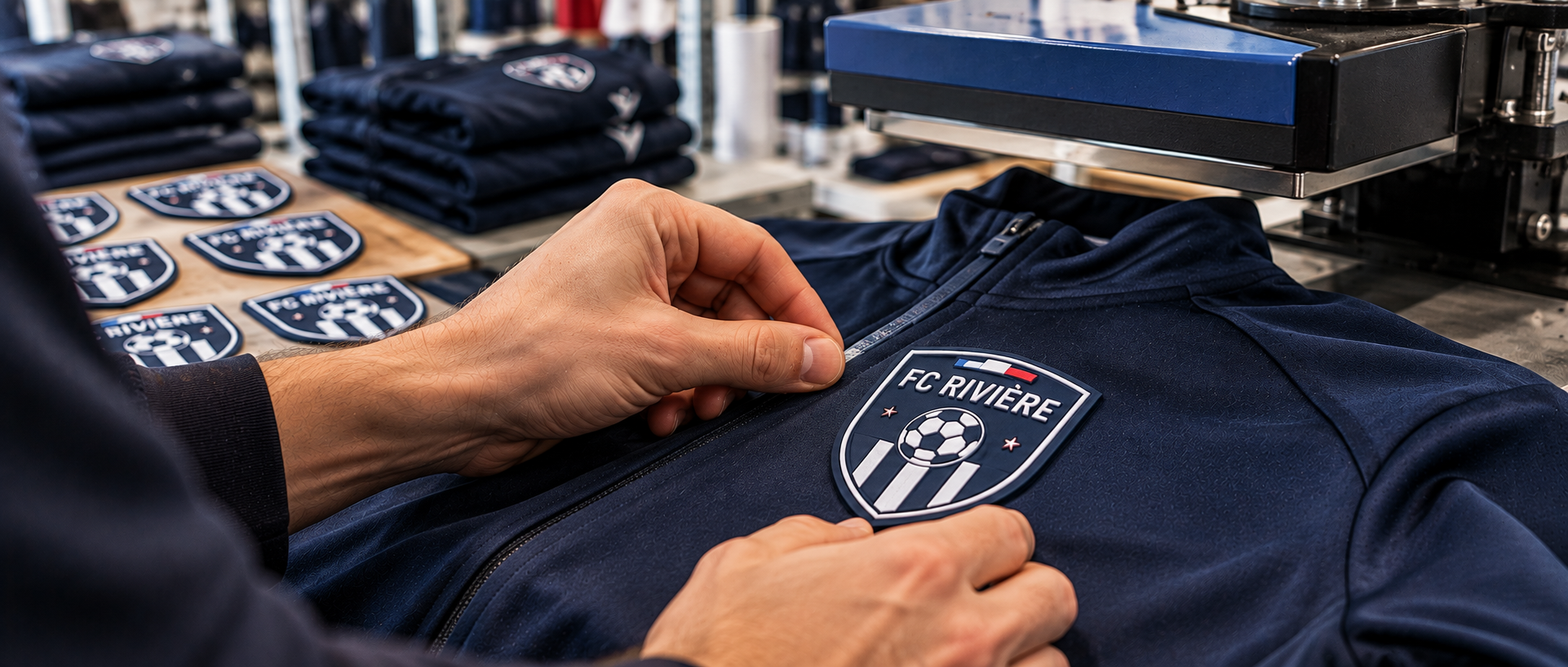 Écusson et patch silicone personnalisé pour club sportif