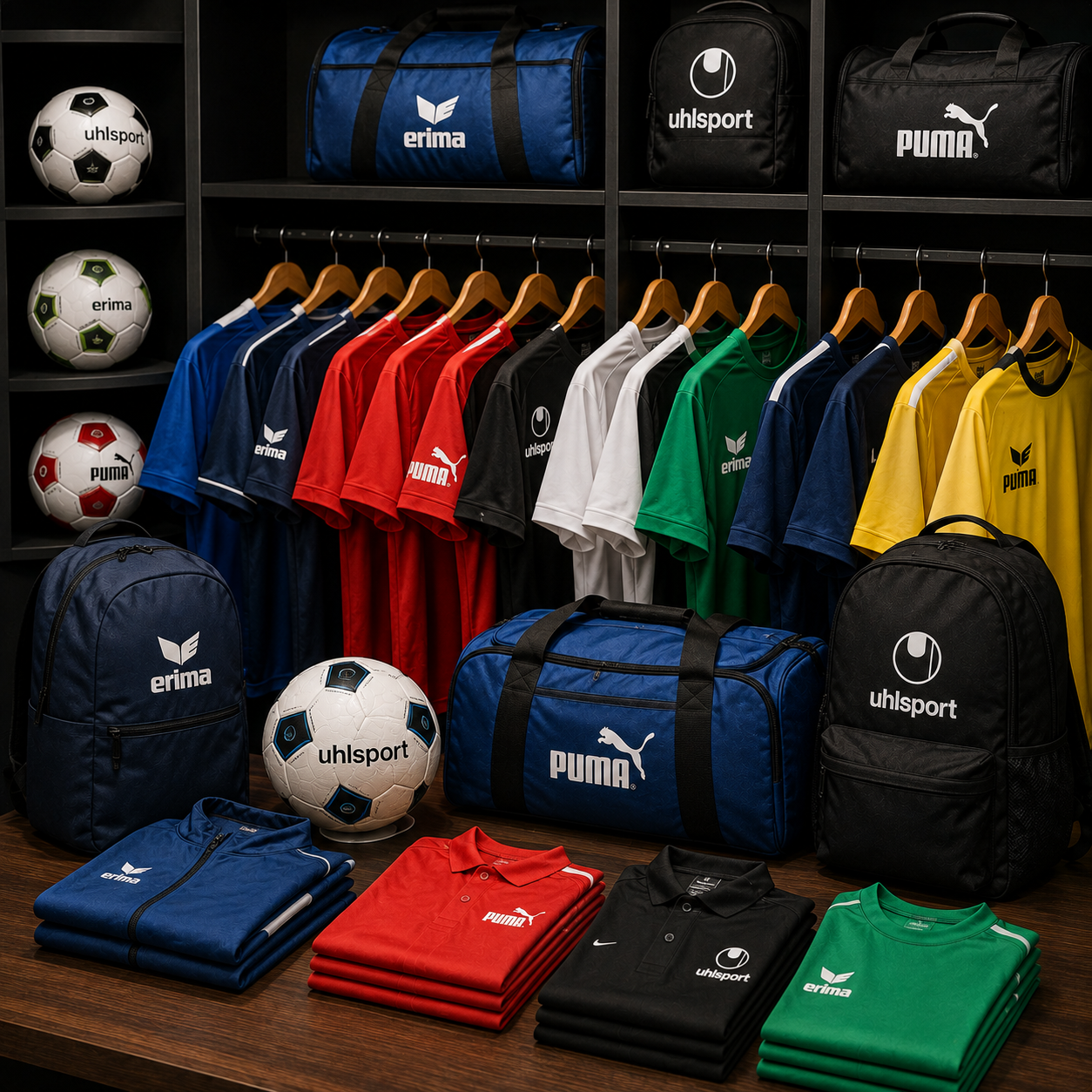 Équipement sportif multimarques pour clubs